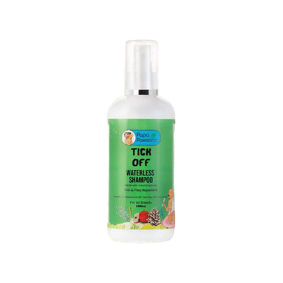 Papa Pawsome - Tick Off Waterless Shampoo For Dogs