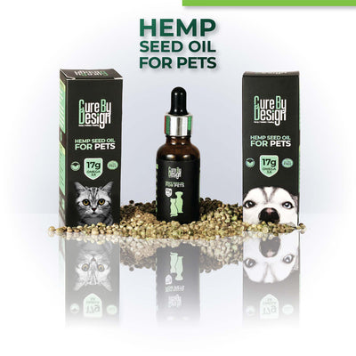 Cure By Design - Hemp Seed Oil For Dogs & Cats