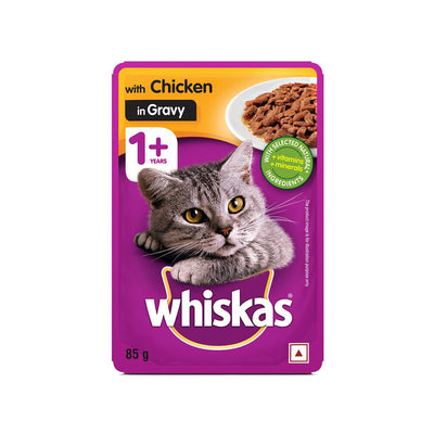Whiskas - Wet Cat Food Chicken in Gravy Flavour For Cats (+1 year)
