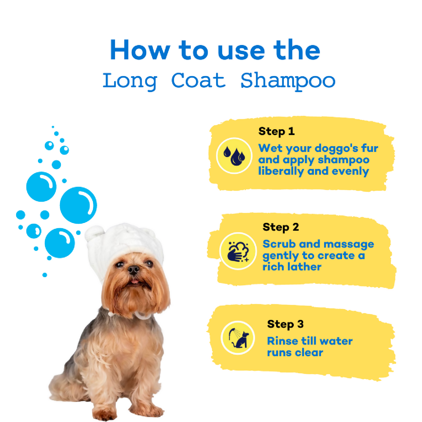 The Good Paws Ruffunzel Long Coat Shampoo | Reduces tangles | Removes mats & Restores shine