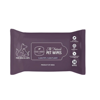 Doggie Dabbas - All Natural Biodegradable Alcohol Free Pet Wipes