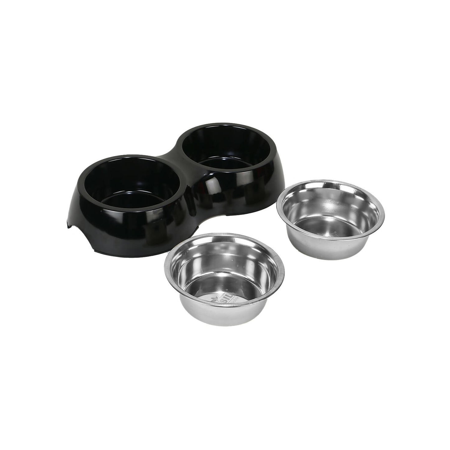 Basil - Melamine Bowl Double Bowl For Dogs