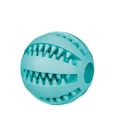 Trixie - Denta Fun Ball Mint Flavour Natural Rubber Toy