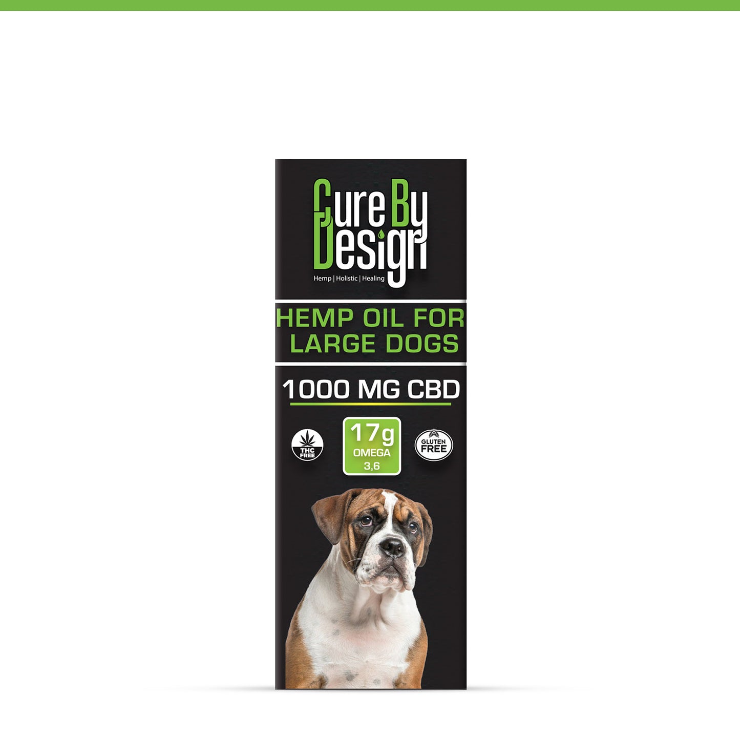 Cure By Design - Hemp Oil with 1000mg CBD(hemp seed oil) For Dogs