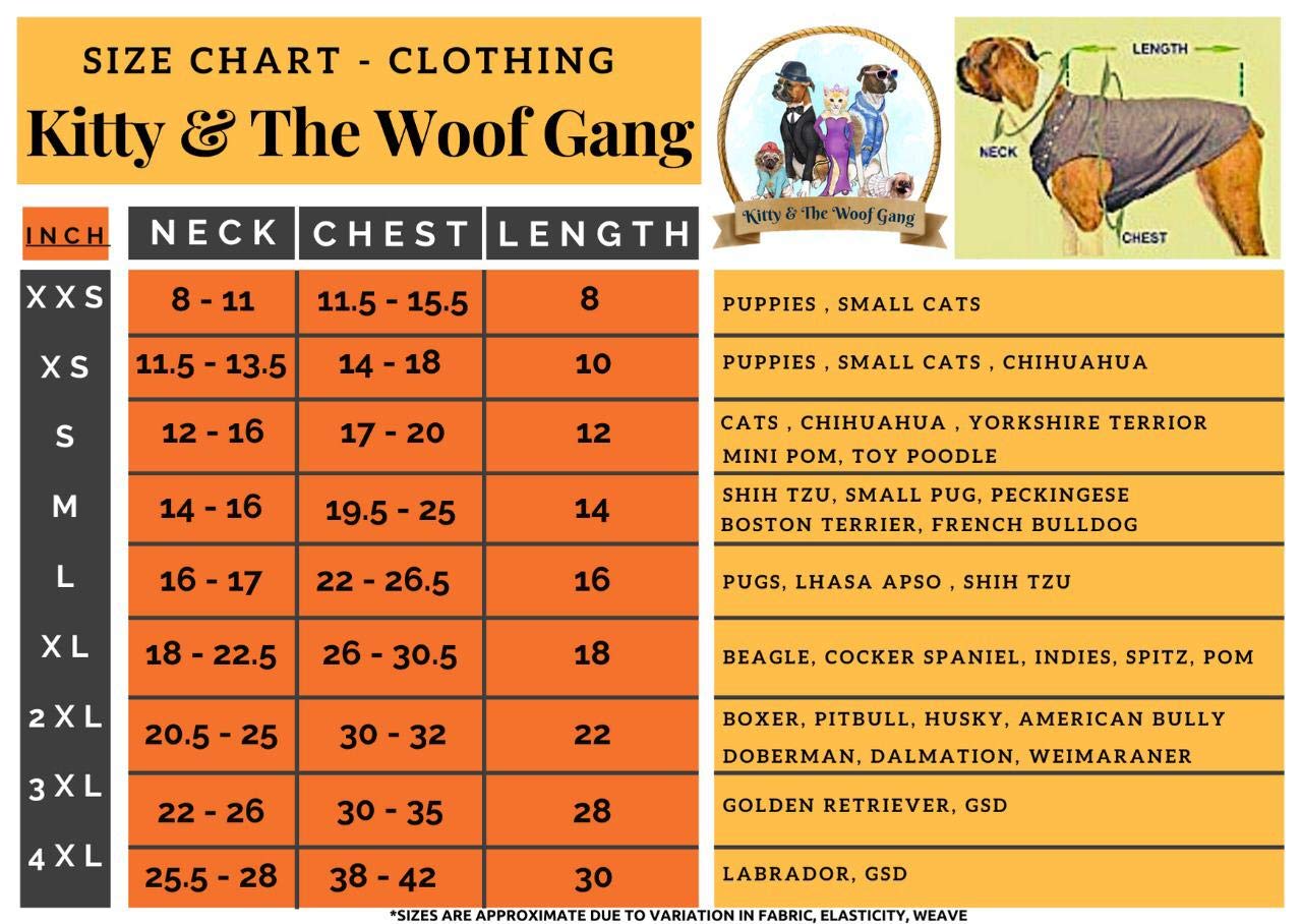 Kitty & The Woof Gang - Winter jacket for dogs cats and puppies