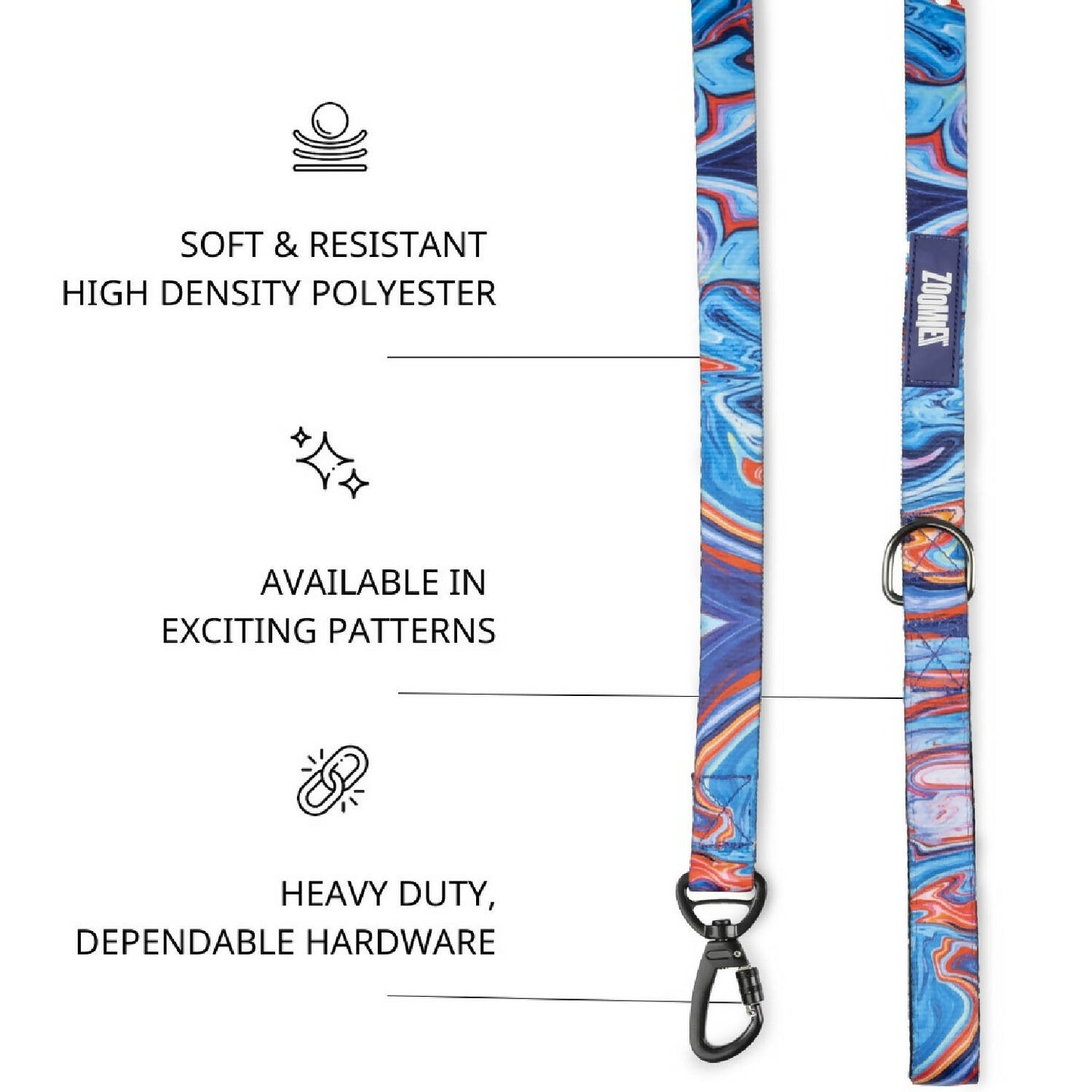 Zoomiez - Fluid Printed Dog Leash