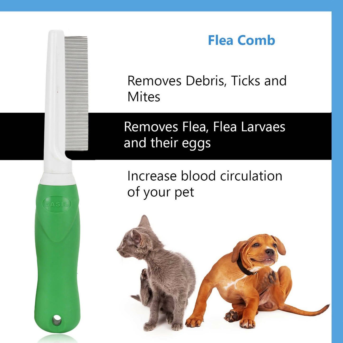 Basil - Flea Comb For Dogs And Cats