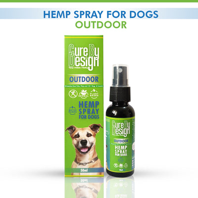 Cure By Design - Outdoor Hemp Spray For Dogs