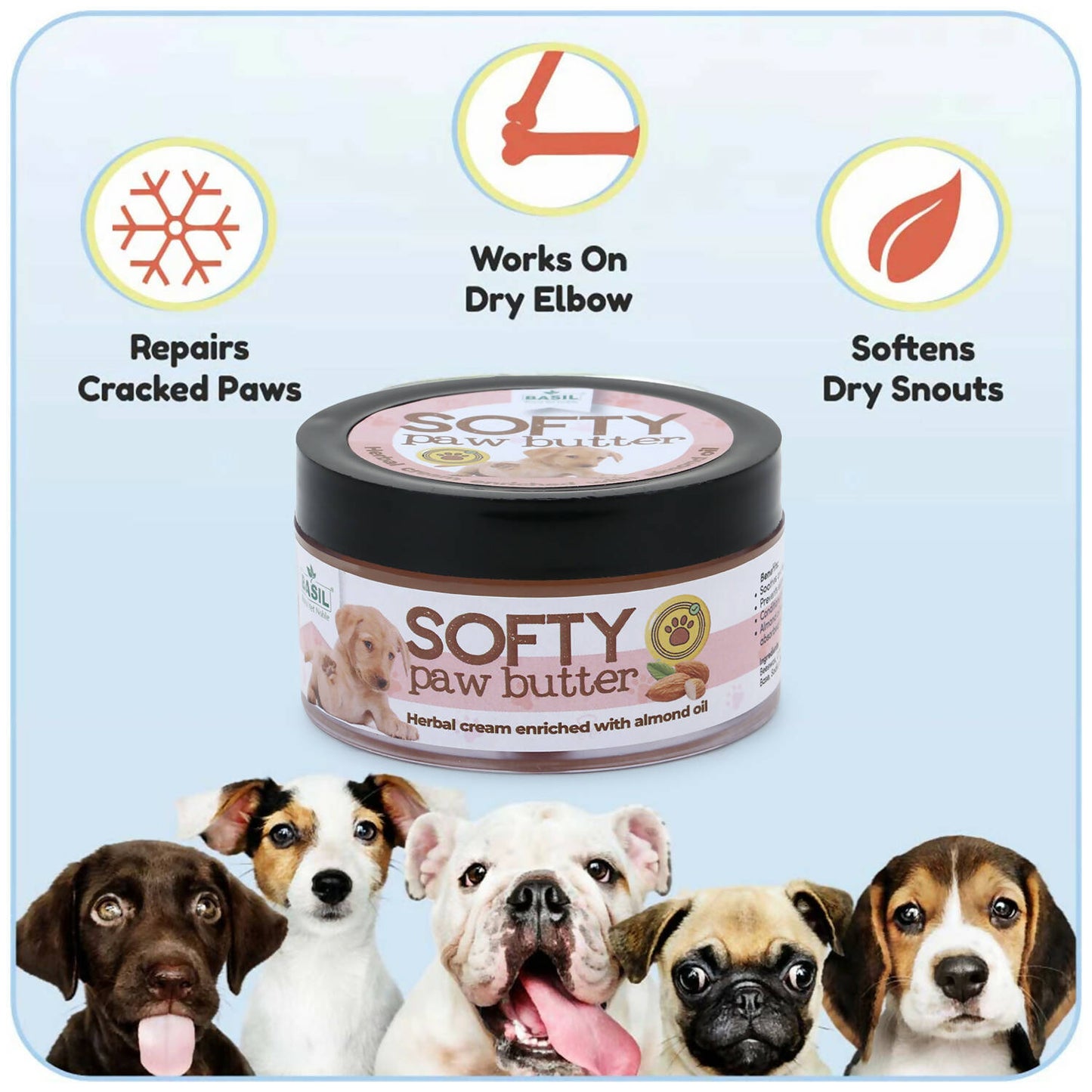 Basil - Softy Paw Butter For Dogs