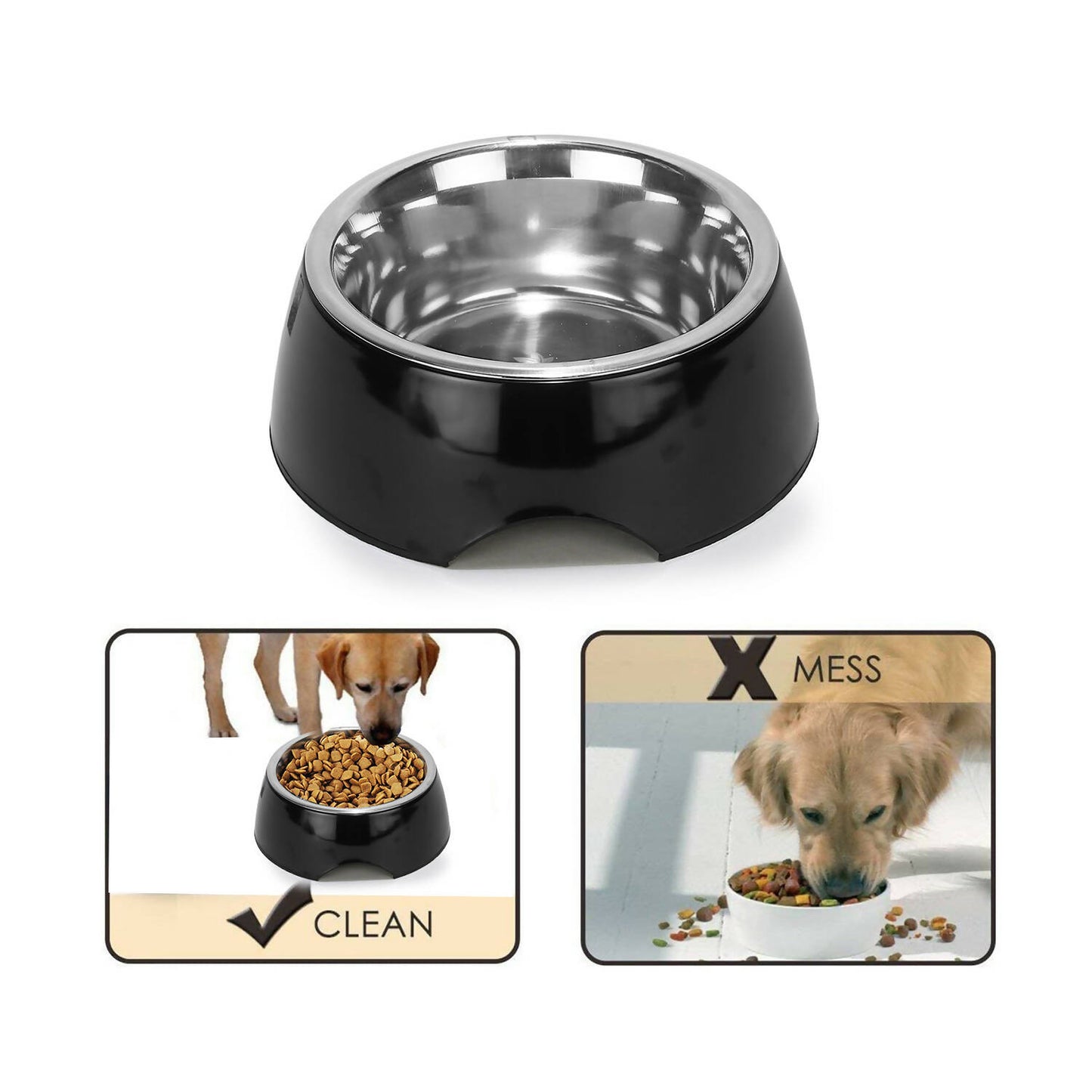 Basil - Bowl Melamine Solid For Dogs