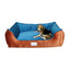 House of Furry - Turkish Velvet Bolster Bed for Dogs