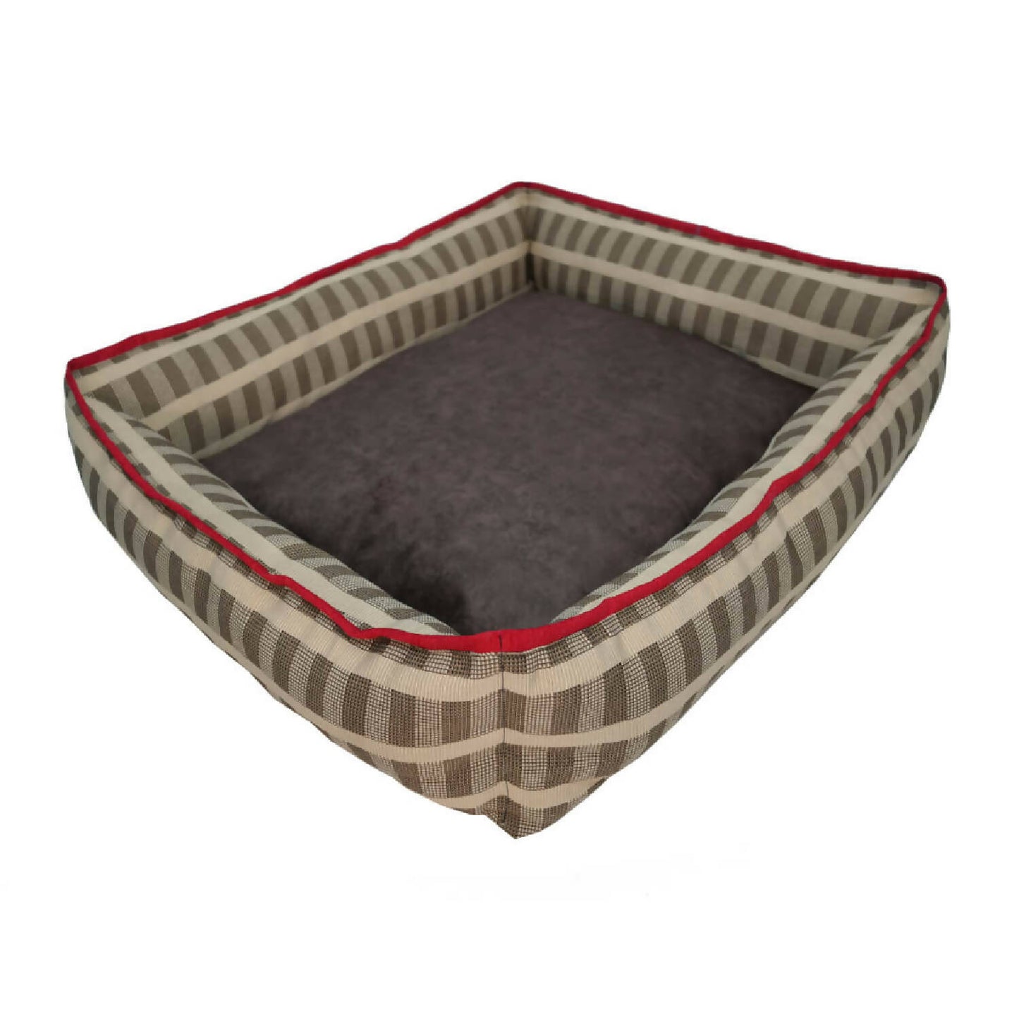 House of Furry - Bolster 100% Cotton Bolster Bed for Dogs & Cats