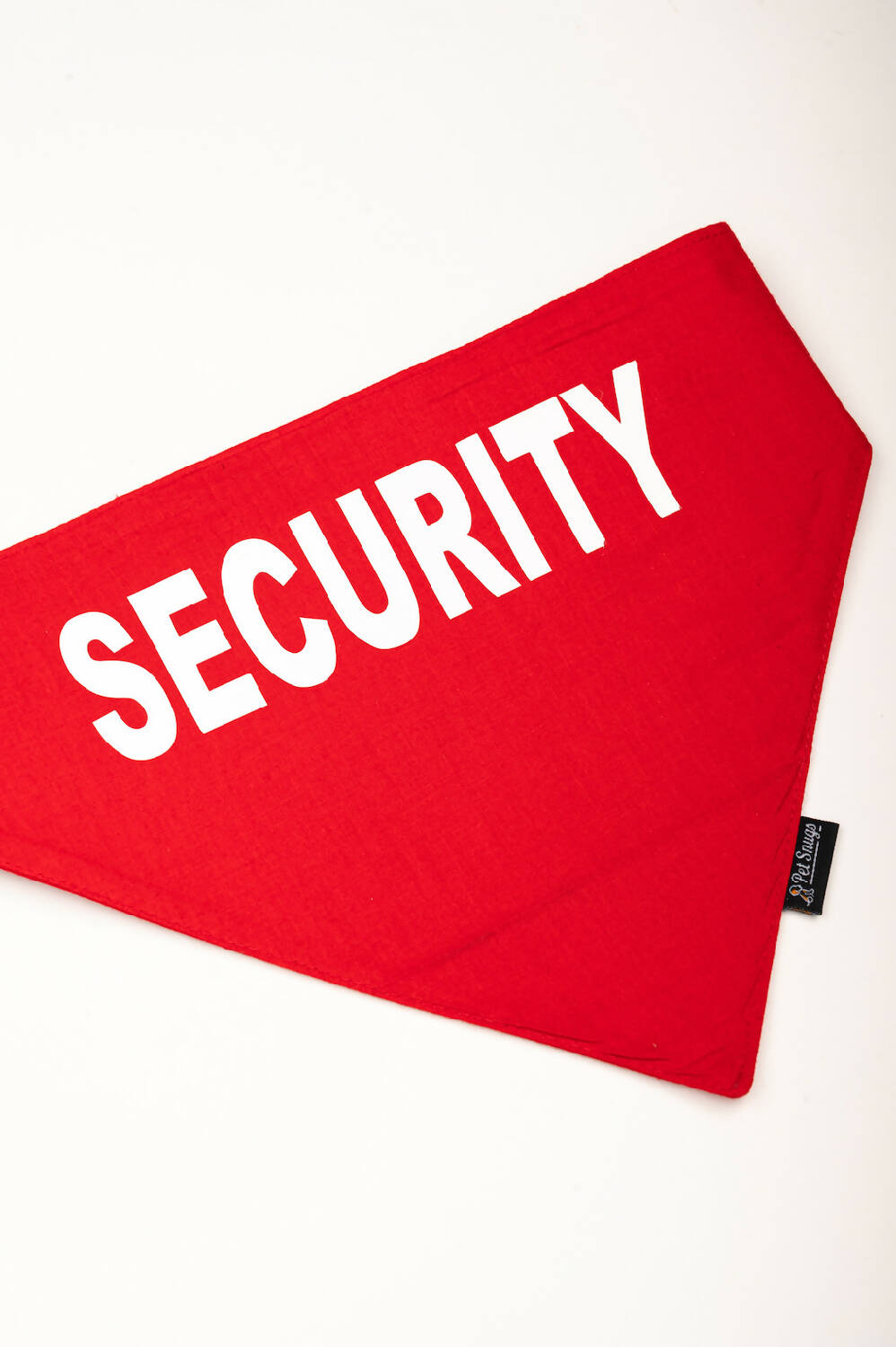Petsnugs - Security Bandana- Bright Red for Dogs & Cats