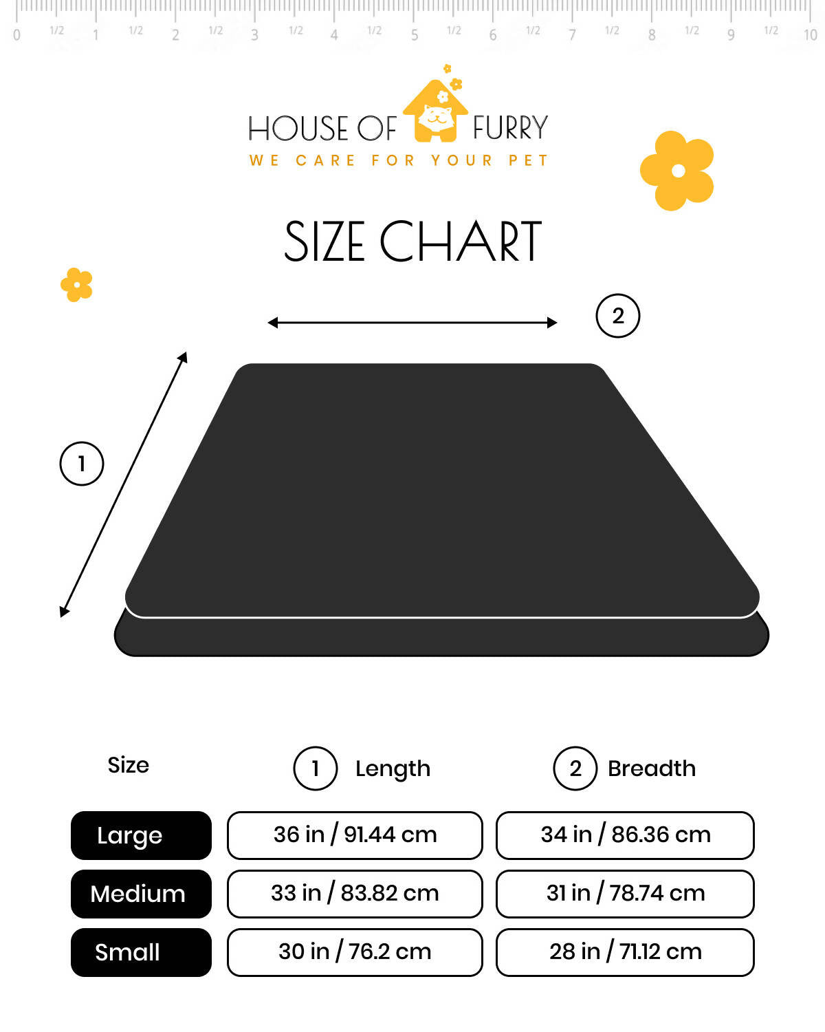 House of Furry - Orthopedic Pet Bed