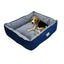 House of Furry - Turkish Velvet Bolster Bed for Dogs