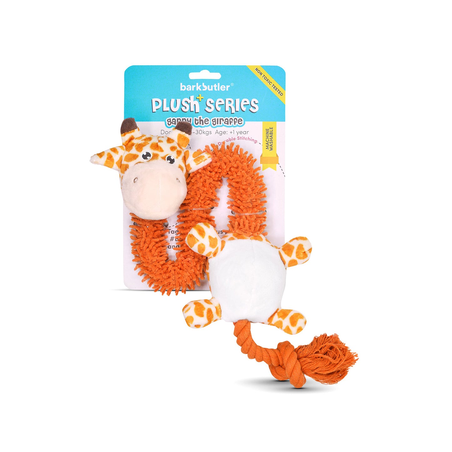Barkbutler - Soft Squeaky Plush Dog Toy