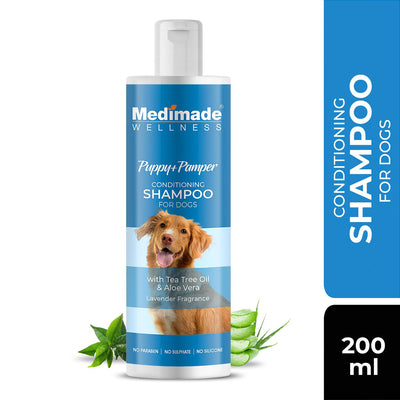 Medimade - Conditioning Shampoo for Dogs with Tea Tree Oil & Aloe Vera