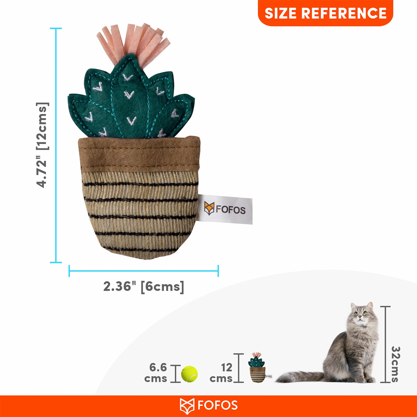 Fofos - Cactus Interactive Cat Toy