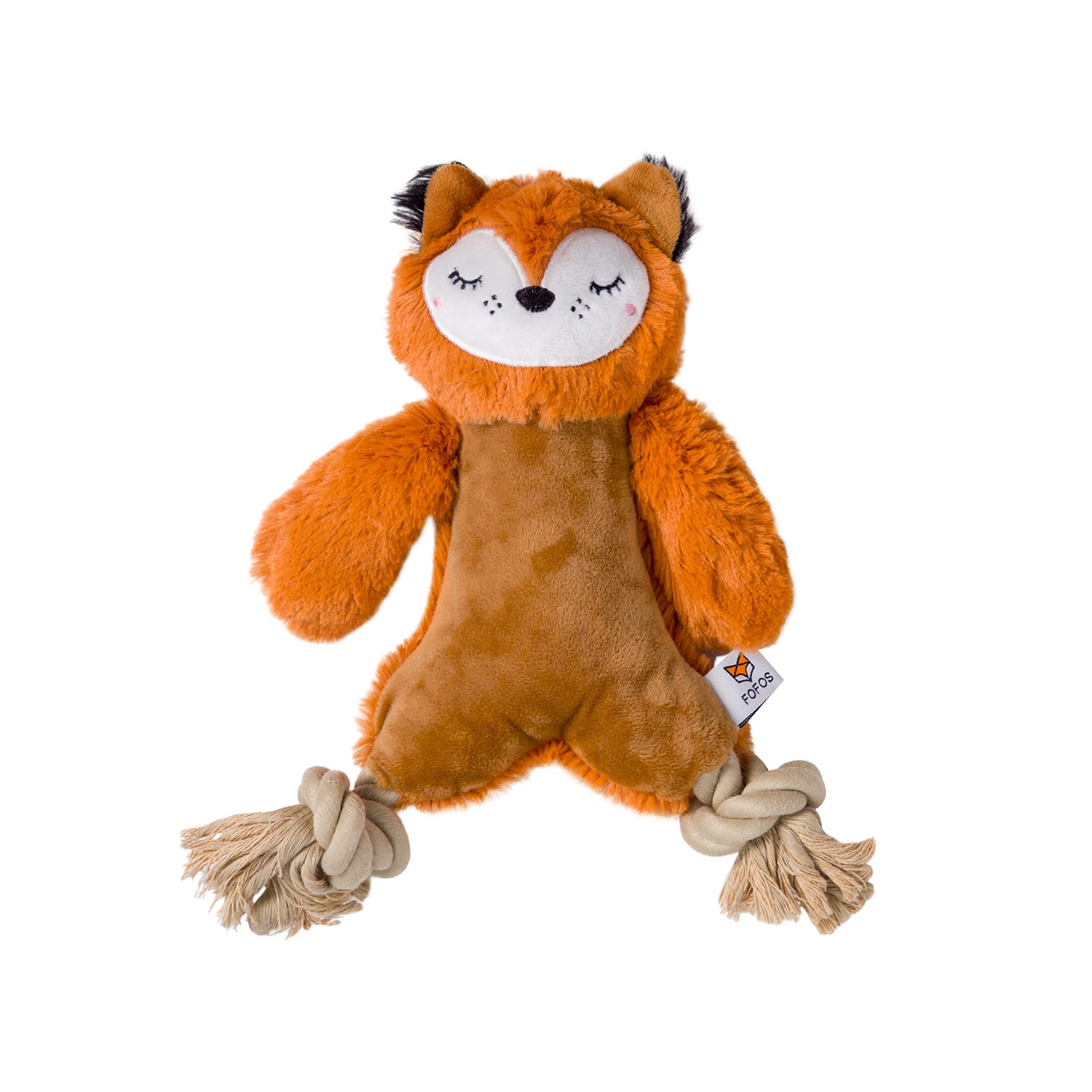 Fofos - Ropeleg Plush Bear Stuffed Soft Squeaky Plush Dog Toy