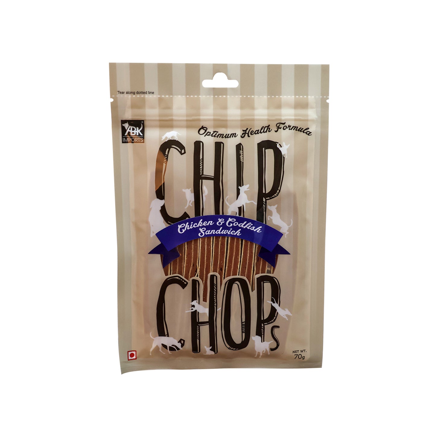 Chip Chops - Chicken and Codfish Sandwich For Dogs
