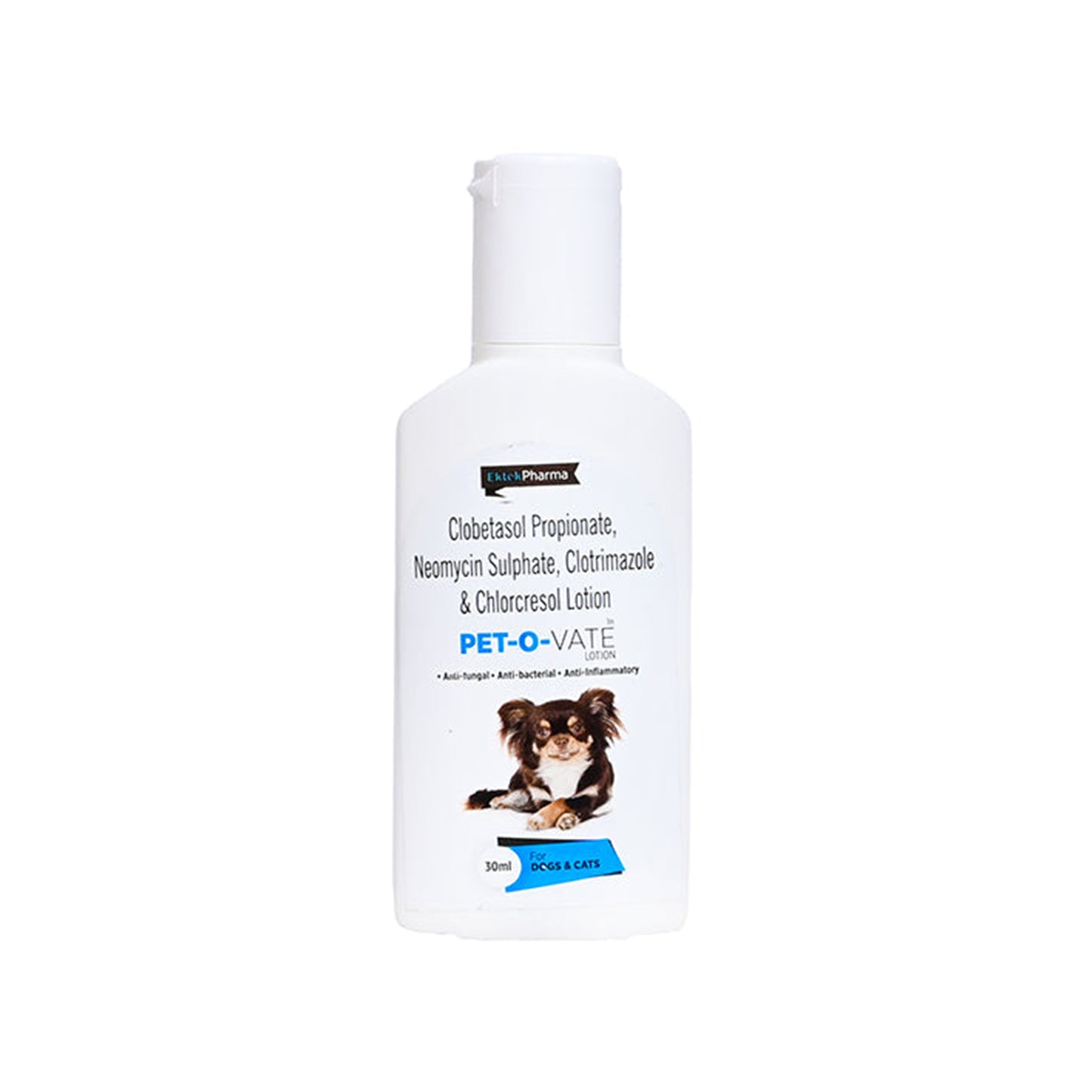 All4pets - Petovate Anti-Inflammatory | Anti-Bacterial | Anti-Fungal Lotion for Dogs & Cats
