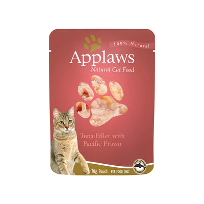 Applaws - Cat Pouch Tuna Fillet with Pacific Prawns