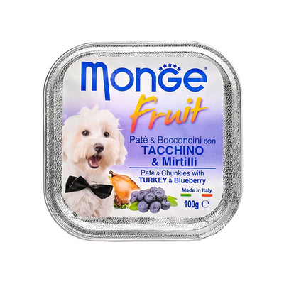 All4pets - Fruit - Pate and Chunkies with Turkey and Blueberry For Dogs