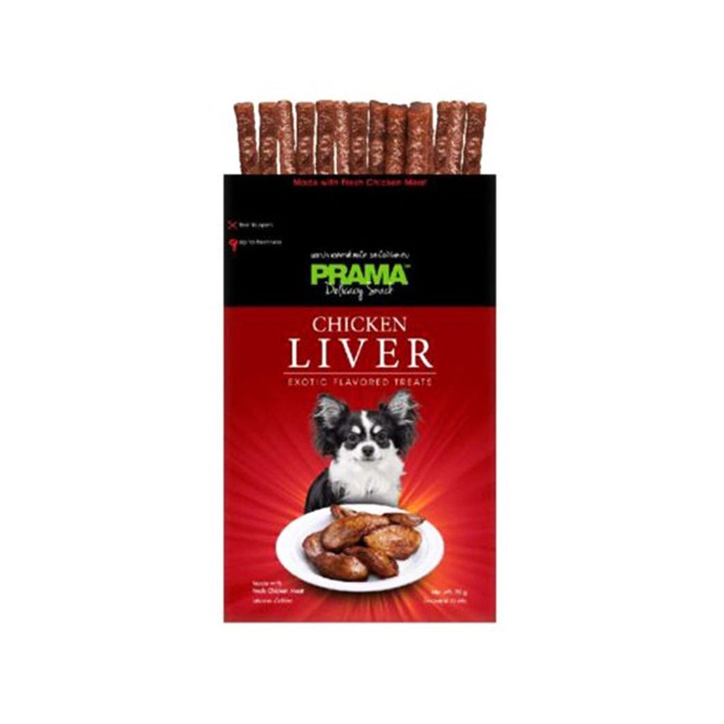 Prama - Chicken Liver Dog Treats (Pack of 6)