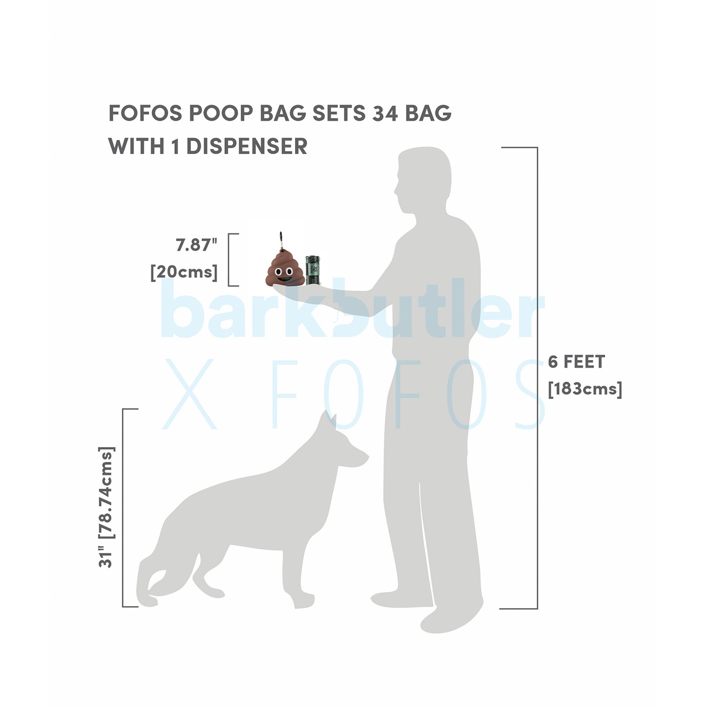 Fofos - Poop Bag Accessory Set For Dogs