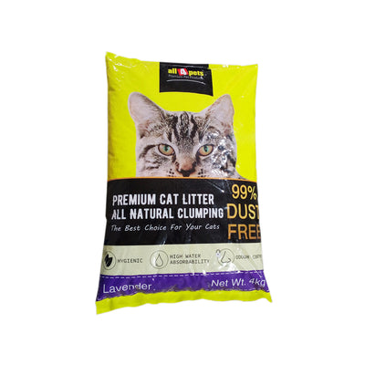 All4pets - All Natural Dust Free Lavender Fragrance Cat Litter