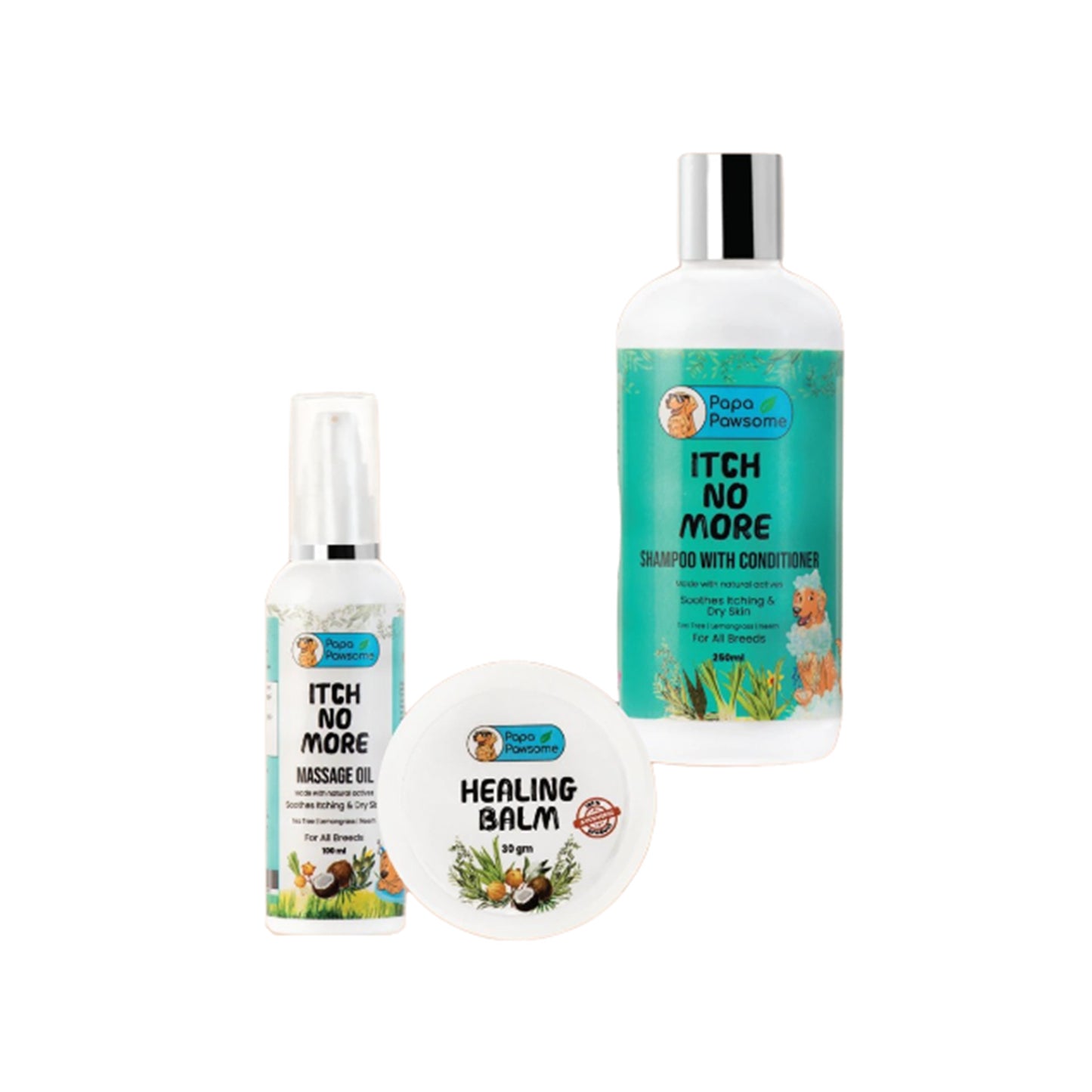 Papa Pawsome - Itch No More / Monsoon Care Kit For Dogs
