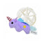 Fofos - Unicorn in a Cage Ball | 2 Toys in 1 Organic Herb Powder Catnip Toy for Cats