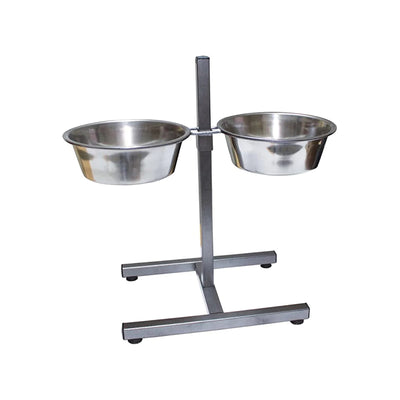 Trixie - Dog Bar with Stainless - Steel Feeding Bowls