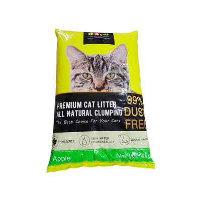 All4pets - All Natural Dust Free Apple Fragrance Cat Litter