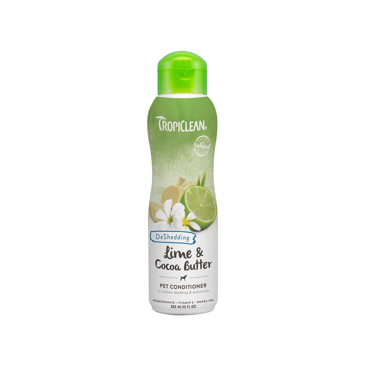 Tropiclean - Lime and Cocoa Butter Conditioner Deshedding For Dogs & Cats
