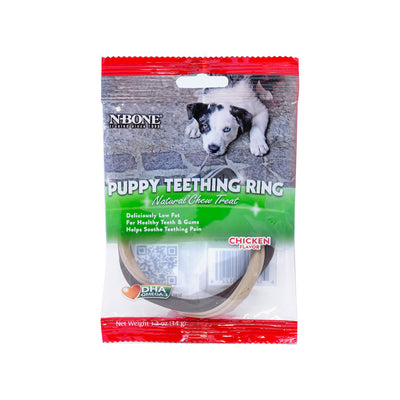N-Bone Puppy Teething Ring Chicken Flavour, 34 gm