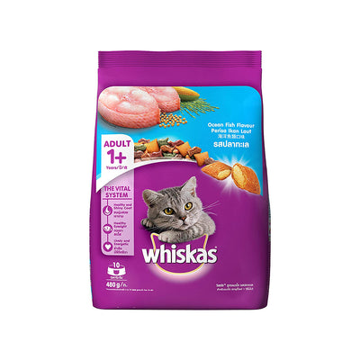 Whiskas - Dry Cat Food Ocean Fish Flavour For Cats (+1 year)