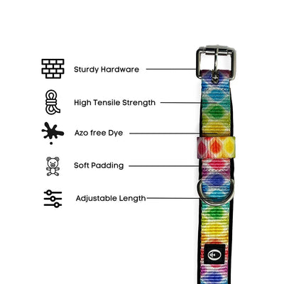 Forfurs - Candy Pop Pin Buckle Collar with leashes For Dogs & Cats