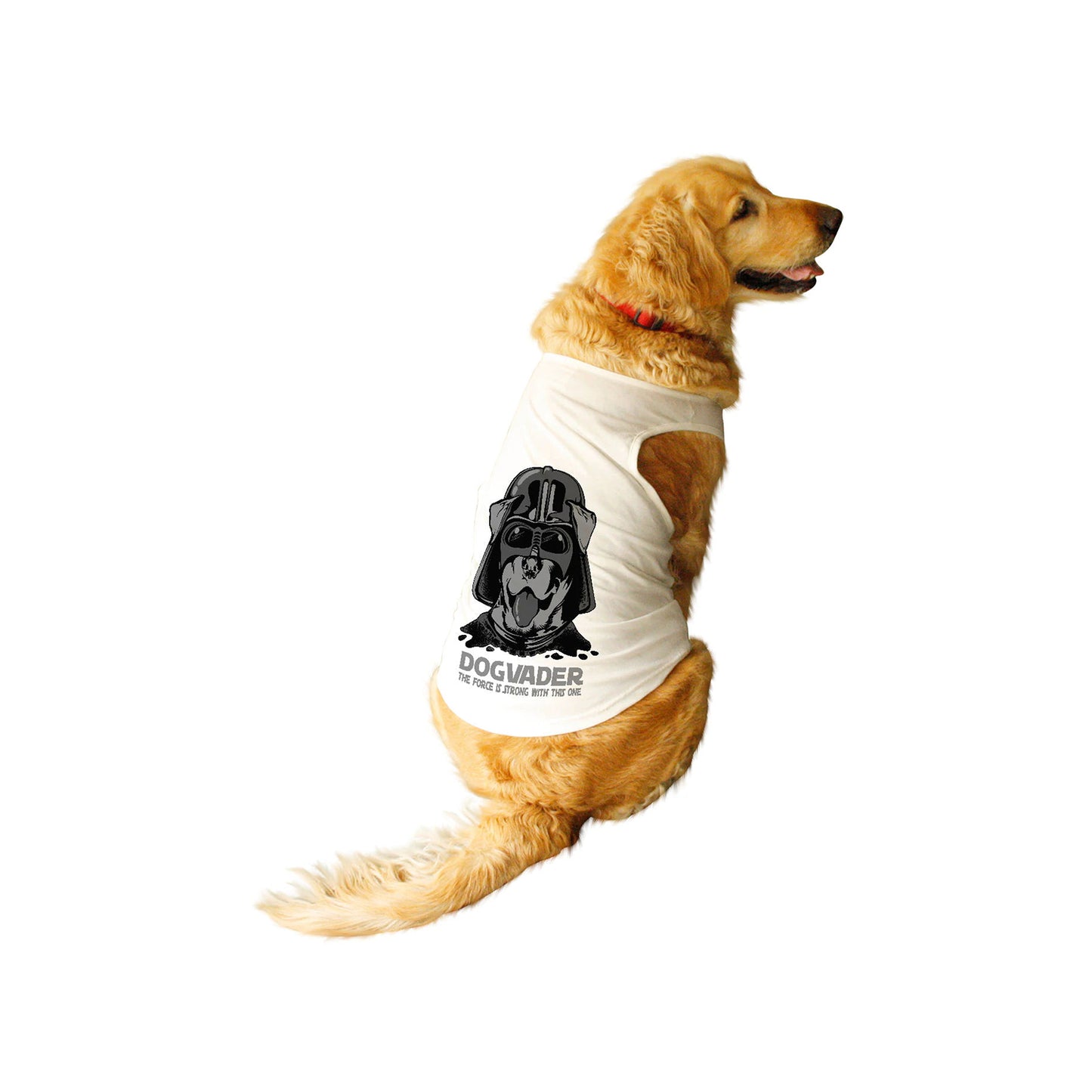Ruse - Dog Vader Printed Tank Dog Tee