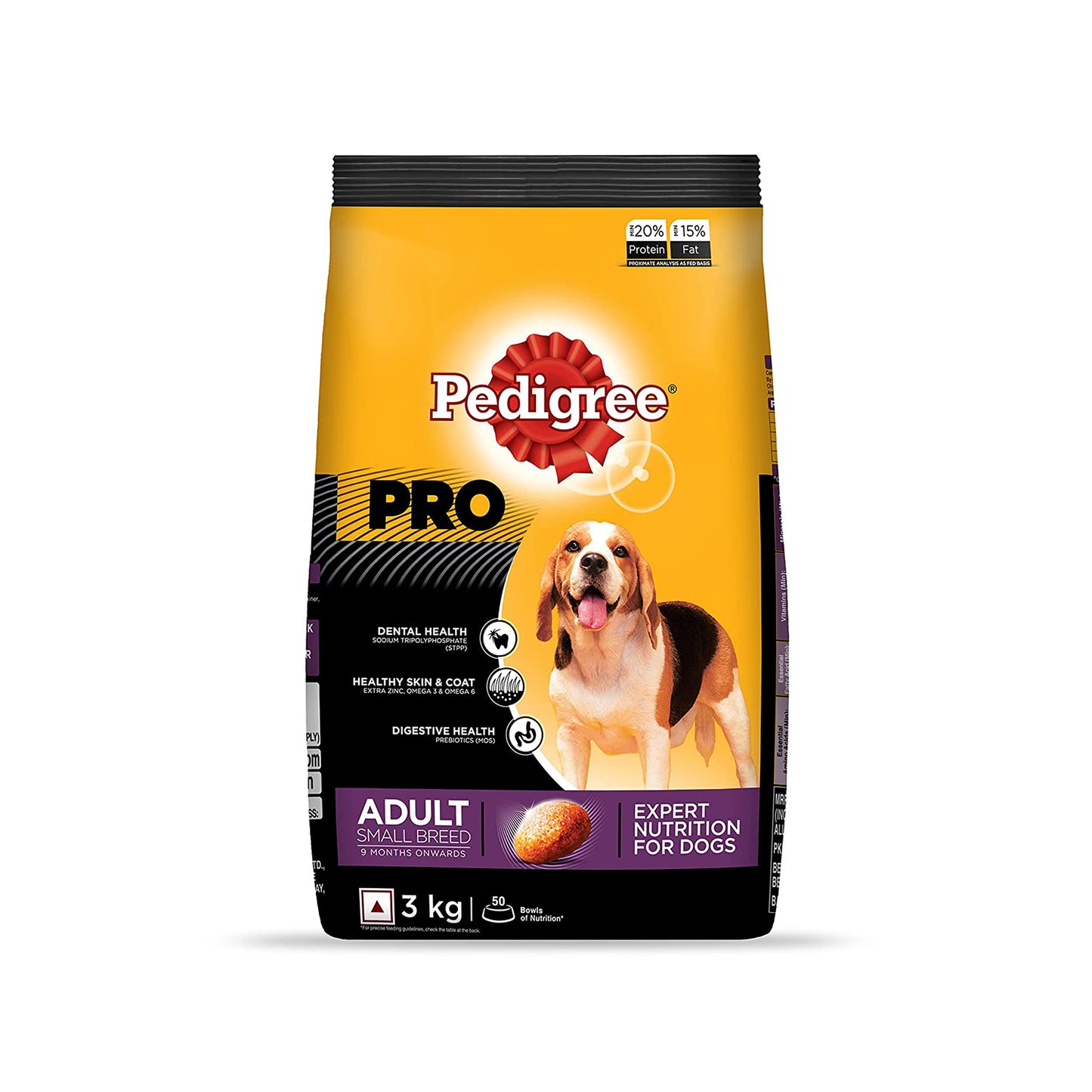 Pedigree - PRO Expert Nutrition Adult Small Breed Dogs (9 Months Onwards) Dry Dog Food