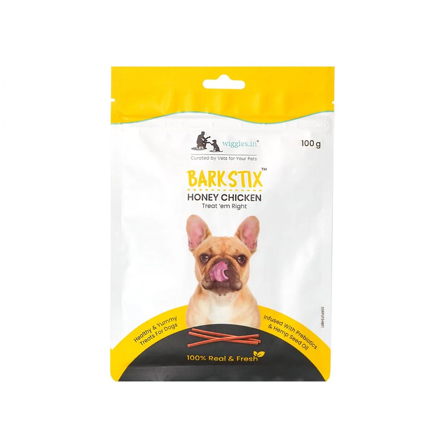 Barkstix - Dog Treats for Training Adult Puppies | Hemp Seed Oil (Honey Chicken)