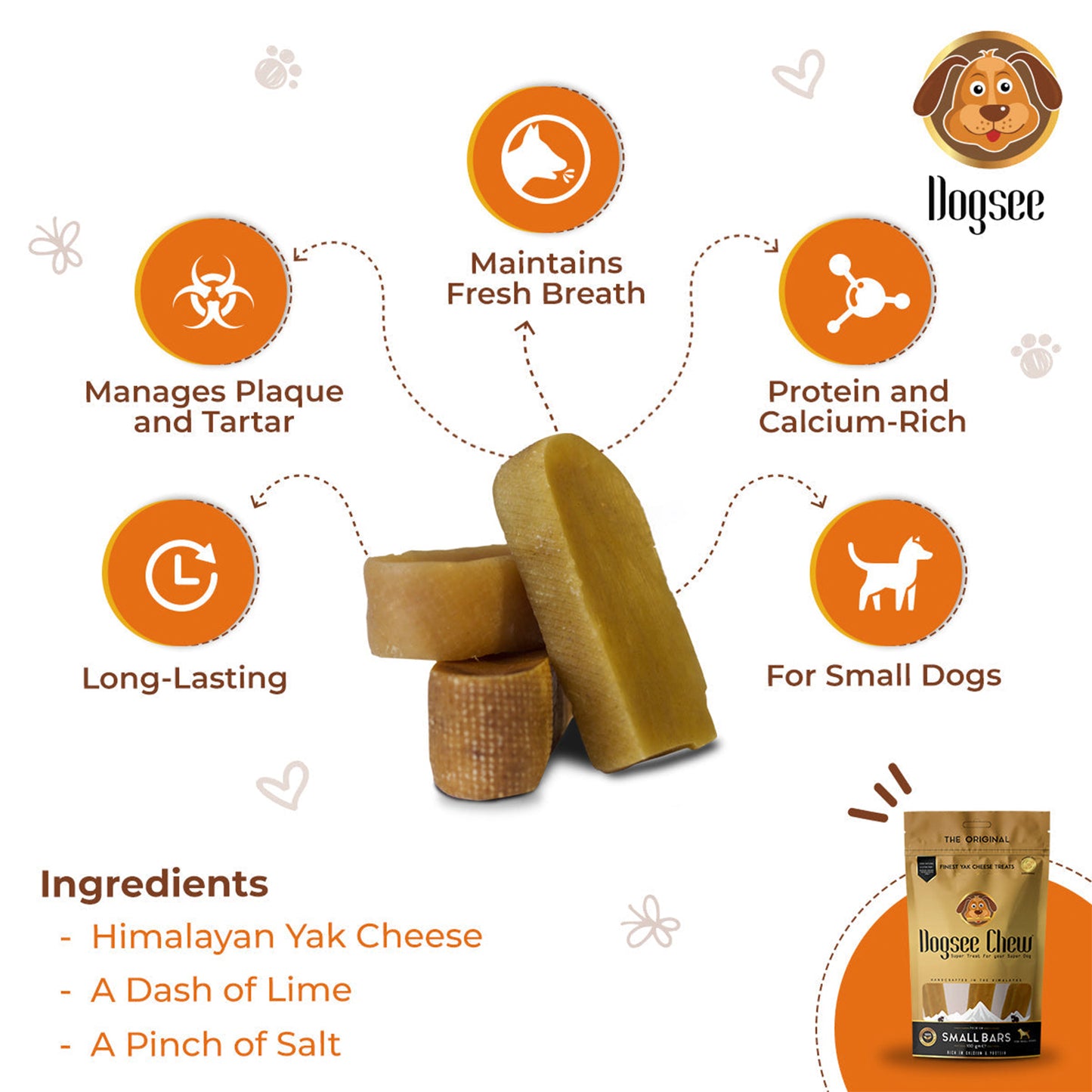 Dogsee Chew - Small Bars For Dogs