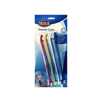 Trixie - Toothbrush for Dogs & Cats Set of 4