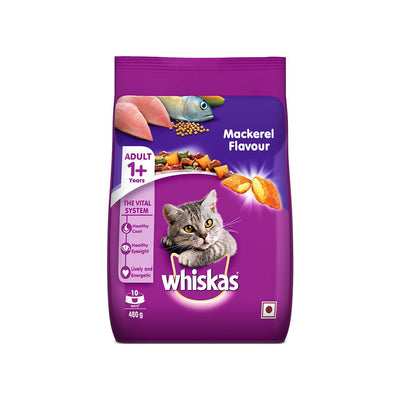 Whiskas - Dry Cat Food Mackerel Flavour For Cats (+1 year)
