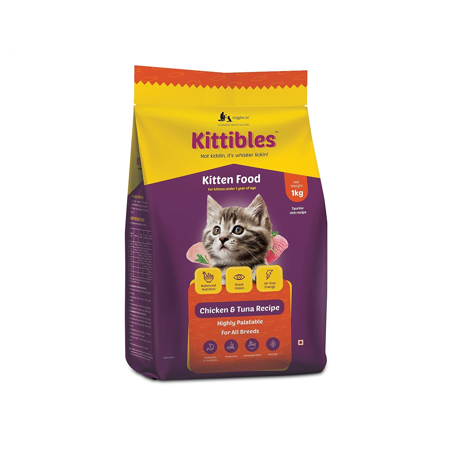 Wiggles - Kittibles Dry Food with Chicken & Tuna For Cats