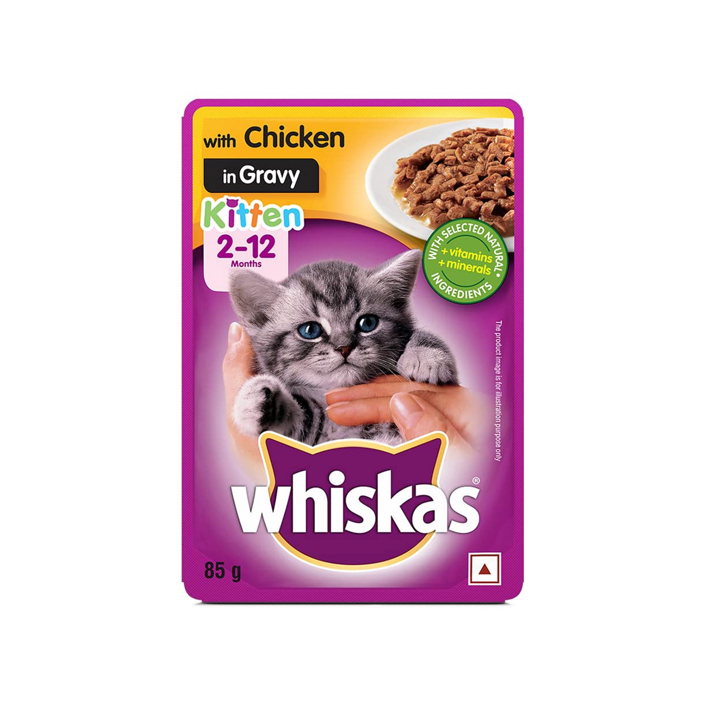 Whiskas - Wet Food For Kittens (2-12 Months) | Chicken in Gravy
