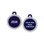 Taggie - Solid Navy Blue Pet ID Tag For Dogs & Cats