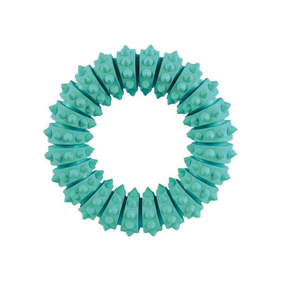 Trixie - Denta Fun Ring, Mint Flavour Natural Rubber Toy For Dog