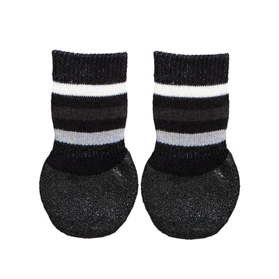 Trixie - Dog Socks Non-Slip with All-Round Rubber Coating 2 Pcs Black