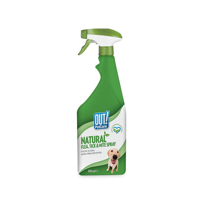 Out - Natural Flea And Tick Spray For Dogs & Cats